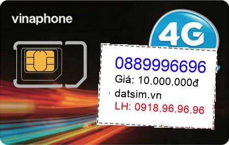 sim điện thoại 0889996696